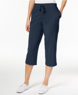 Karen Scott Pull-On Knit Capri Pants, Created for Macy's