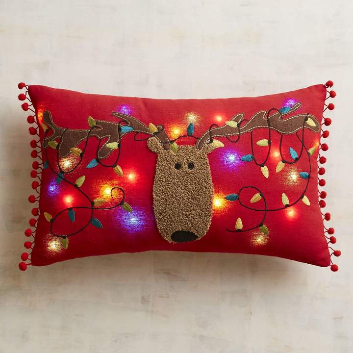 Reindeer Pier One Decorative Christmas Pillows Fashion Look