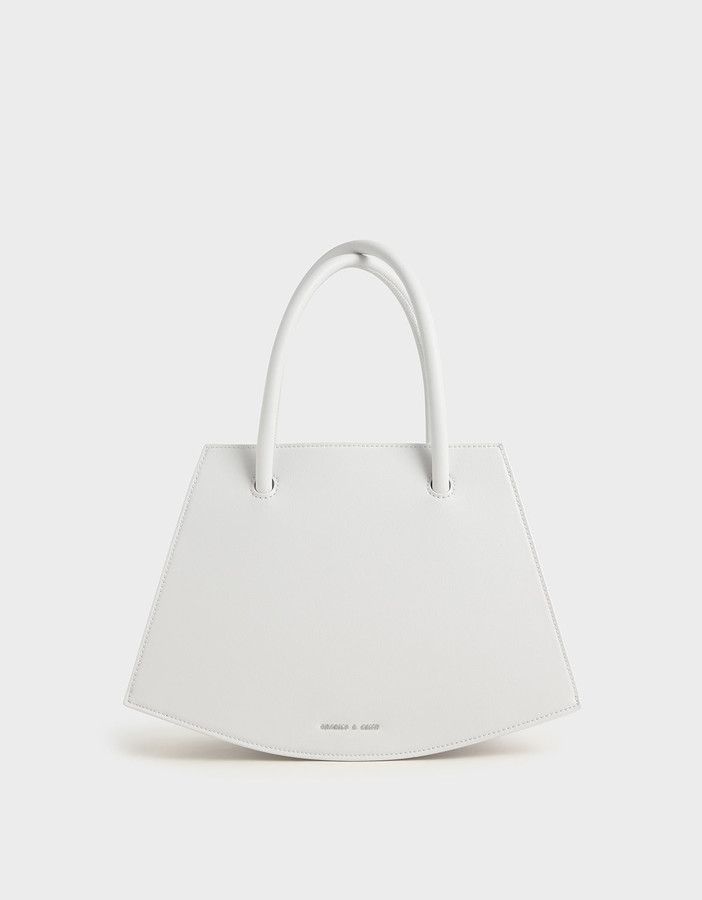 charles and keith translucent tote bag