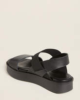 Thumbnail for your product : LILIMILL Black Platform Leather Sandals