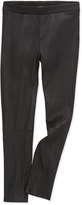 Thumbnail for your product : Vince Stretch-Leather Leggings, Black, Girls' S-XL