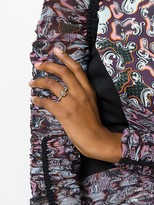 Thumbnail for your product : Versace La Medusa crystal-embellished ring