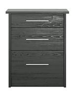 Thumbnail for your product : Taunton 3-Drawer Graduated Bedside Cabinet