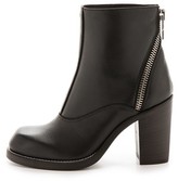 Thumbnail for your product : McQ Nazrul Curved Zip Ankle Booties