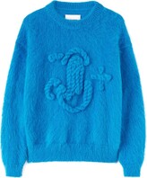 Logo-Embroidered Chunky-Knit Jumper 
