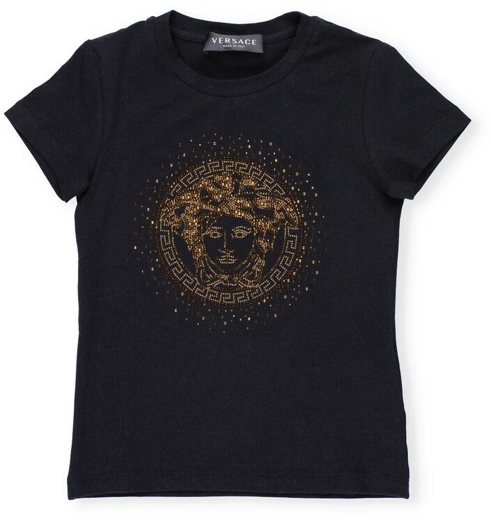 Versace Children Embellished Medusa TShirt ShopStyle Activewear