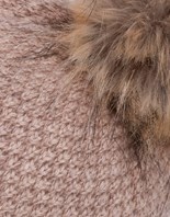 Thumbnail for your product : Alice Hannah Tuck Stitch With Pom Pom Hat