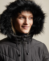 Thumbnail for your product : Ted Baker HYLEA Chevron quilted padded jacket