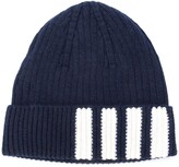 Thumbnail for your product : Thom Browne Cashmere Ribbed-Knit Beanie