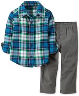 Thumbnail for your product : Carter's Toddler Boys' 2-Piece Plaid Shirt & Pants