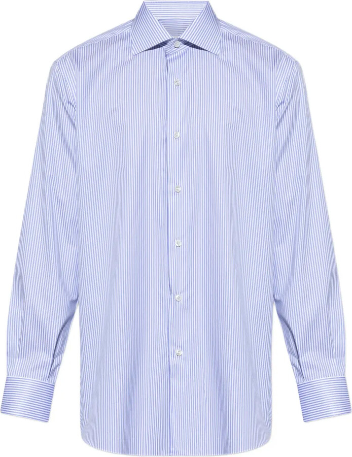 Brioni Striped-Pattern Shirt