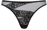 Thumbnail for your product : Agent Provocateur Angelica Black Lace Thong