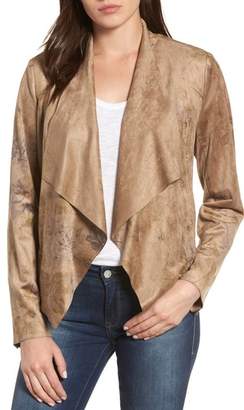 KUT from the Kloth Tayanita Floral Faux Suede Jacket