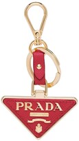 Thumbnail for your product : Prada Triangle-Logo Keychain