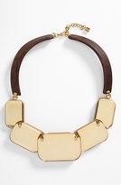 Thumbnail for your product : Lafayette 148 New York Geometric Frontal Necklace