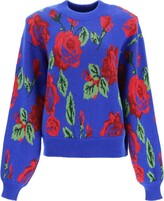 Floral Jacquard Knit Sweater 