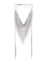 Thumbnail for your product : Isabel Marant Linares fringed chain necklace