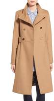 Thumbnail for your product : Eliza J Wool Blend Long Military Coat