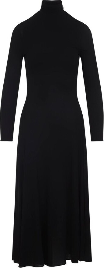 Alaia Fluid Jersey Heart Dress