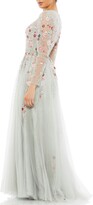 Thumbnail for your product : Mac Duggal Floral Embroidered Long Sleeve A-Line Gown