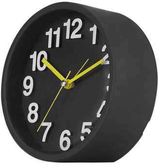 MADE Essentials Anke Soft Touch Alarm Clock, Black