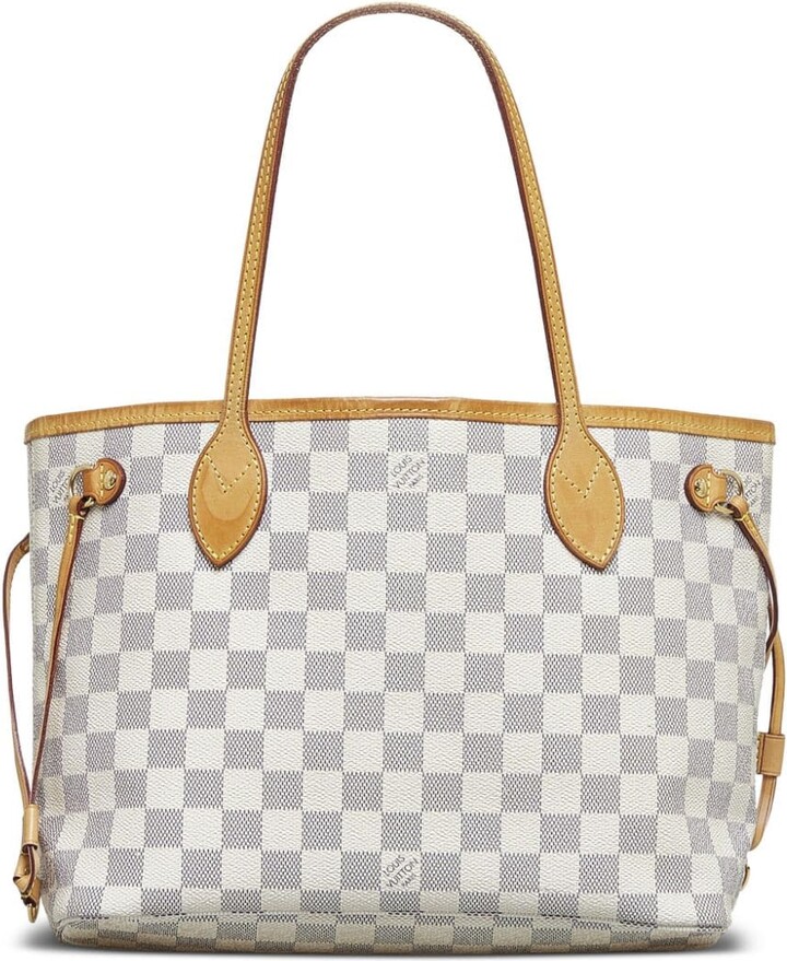 Louis Vuitton 2010 pre-owned Damier Azur Neverfull PM Tote Bag