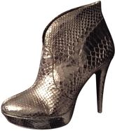 Thumbnail for your product : Alexandre Birman Black Exotic leathers Ankle boots