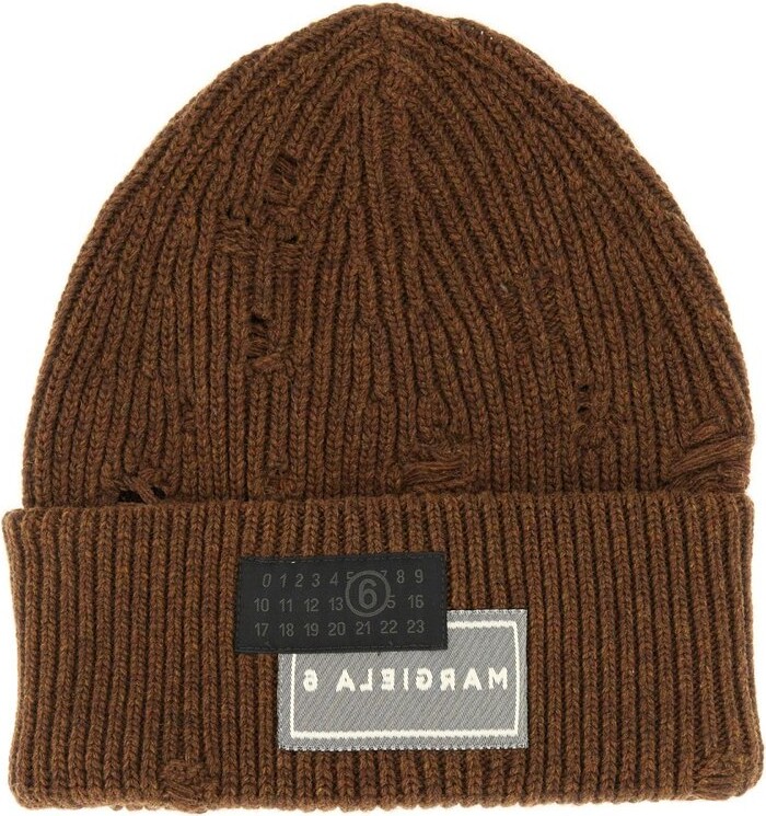MM6 MAISON MARGIELA Logo Patch Beanie
