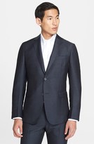 Thumbnail for your product : Z Zegna 2264 Z Zegna Extra Trim Fit Dark Grey Double Face Wool Suit