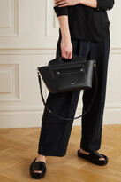 Thumbnail for your product : Burberry Mini Topstitched Leather Tote - Black