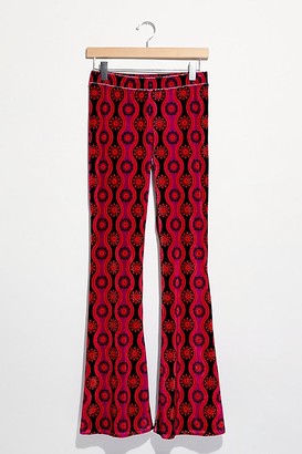 free people velvet flare pants