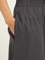 Thumbnail for your product : Haider Ackermann Brighton Pintuck Cotton-blend Trousers - Womens - Grey