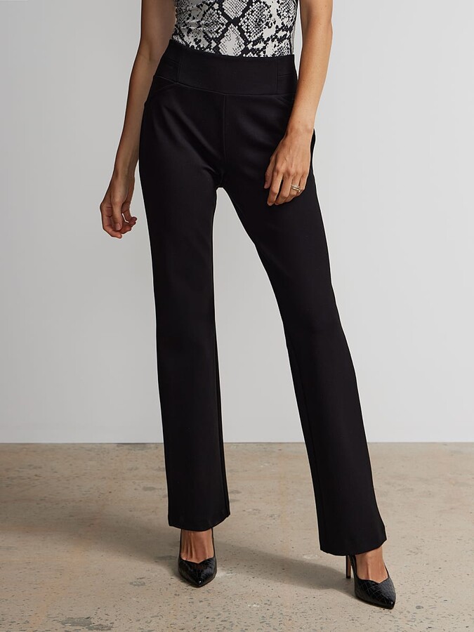Madilyn Pants - High Waisted Cigarette Pants in Black
