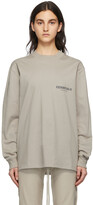 Thumbnail for your product : Essentials Tan Logo Long Sleeve T-Shirt