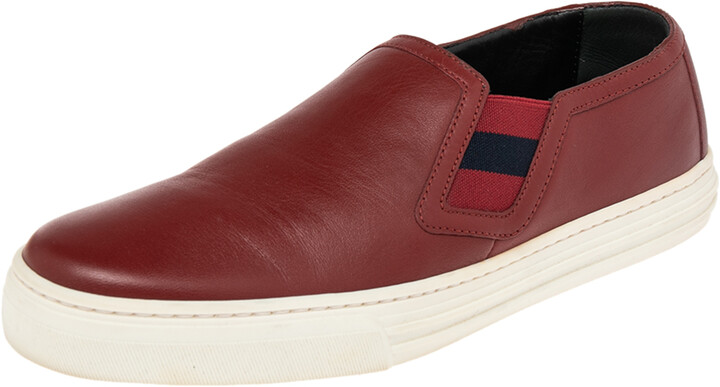 Red Slip On Shoes | Shop the world's largest collection of fashion |  ShopStyle UK