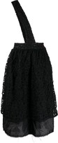 Floral-Lace High-Waisted Skirt 