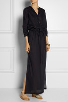 Thumbnail for your product : Theory Beach cotton-voile maxi dress