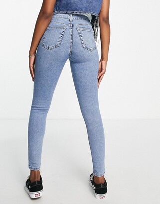 Topshop Jamie jeans in bleach - ShopStyle
