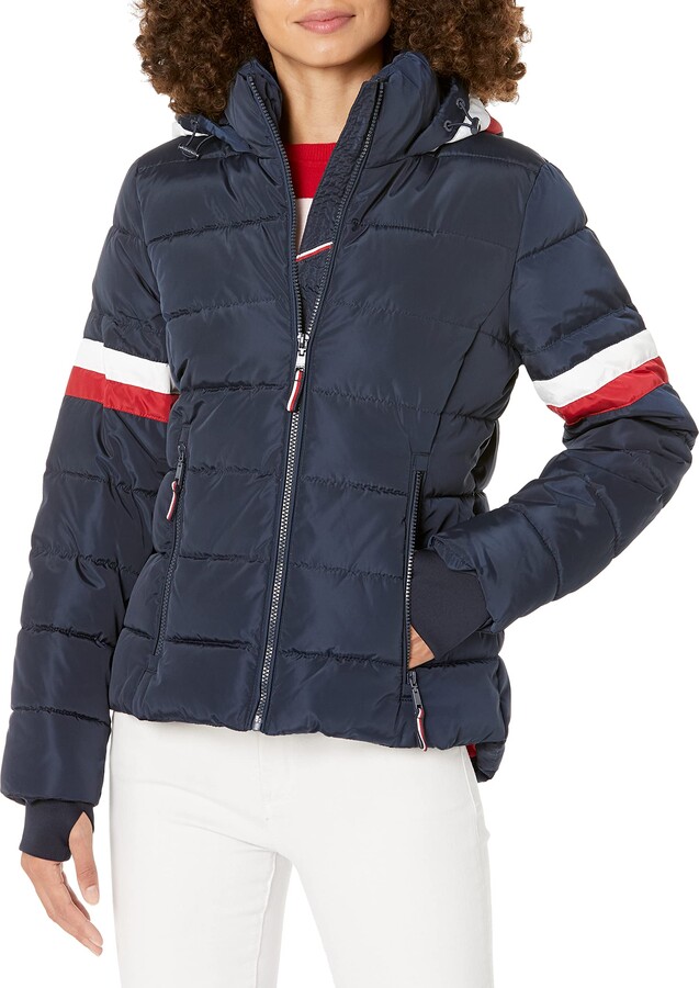 Tommy Hilfiger Blue Women's Down & Puffers Coats | Shop the world's largest  collection of fashion | ShopStyle