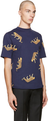 Paul Smith Navy Leopard T-Shirt