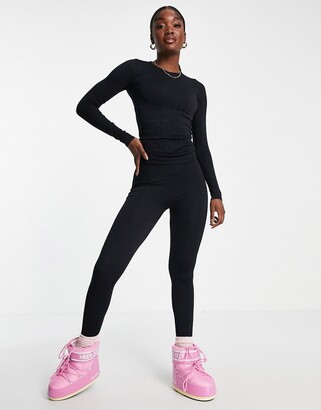 ASOS 4505 Tall ski base layer legging in cable knit