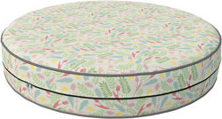 Red Barrel Studio Decorative Indoor Outdoor Waterproof Round Cushion Cover Patio UV Resistant Seat Cushion Cover