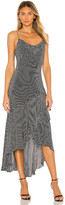 Thumbnail for your product : Alice + Olivia Ginger Cowl Neck Ruffle Skirt Dress