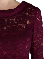 Thumbnail for your product : Gina Bacconi Dainty corded rose lace dress