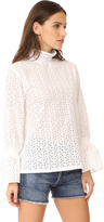 Thumbnail for your product : Clu Bell Sleeve Eyelet Shirt