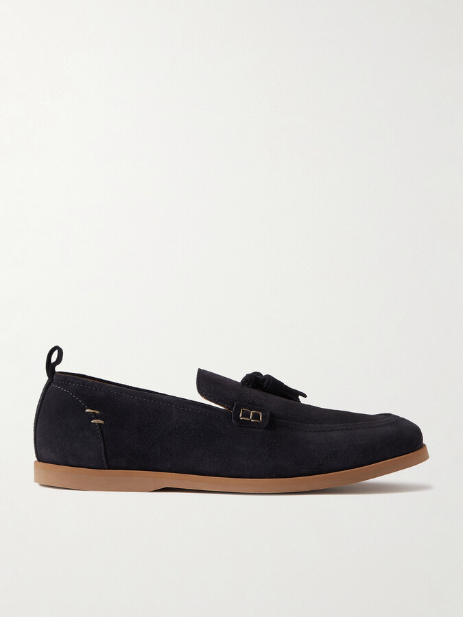 Leo Tasselled Suede Loafers