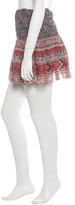 Thumbnail for your product : Ulla Johnson Silk Pleated Mini Skirt