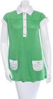 Thumbnail for your product : Tibi Open Knit Collar Tunic
