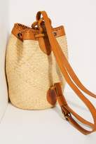 Thumbnail for your product : Rori Leather Straw Bucket Bag