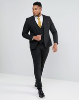 Thumbnail for your product : ASOS DESIGN Plus skinny suit jacket in black